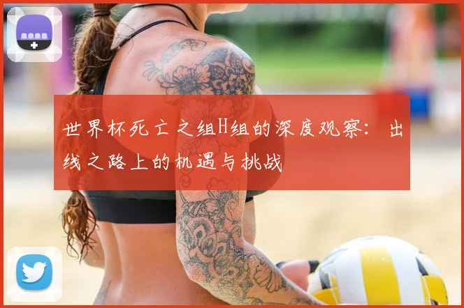 世界杯死亡之组H组的深度观察：出线之路上的机遇与挑战